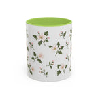 Missouri Hawthorn Mug, State Flower Floral Coffee Cup, 11oz Botanical Gift