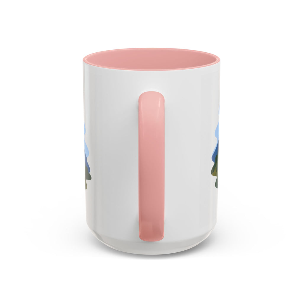 Pinnacles National Park Coffee Mug | Solid Color Block Park Souvenir | 11oz 15oz Accent Mug