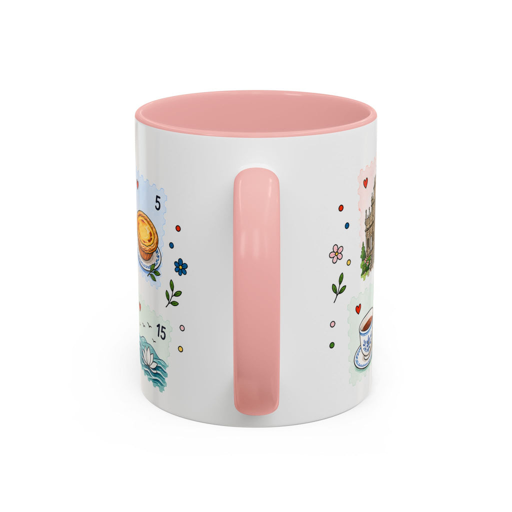 Macau Coffee Mug | Postage Stamp Collage Mug | Travel Souvenir Accent Cup 11oz 15oz