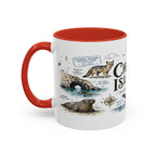 Channel Islands National Park Coffee Mug | California Island Wildlife Marine Gift | Accent Color Ceramic 11oz 15oz