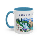 Bosnia and Herzegovina Coffee Mug | Travel Souvenir Accent Mug | Country Gift Ceramic Cup 11oz 15oz
