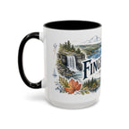 Finger Lakes Mug, New York Travel Souvenir, Bucket List Gift, Accent Ceramic Coffee Mug 11oz 15oz
