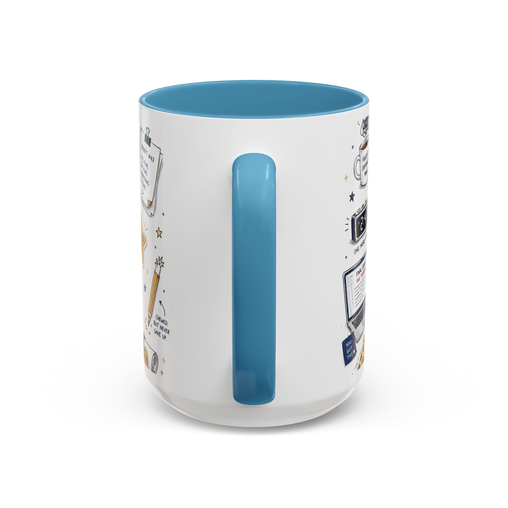 The Tassel Was Worth the Hassle Coffee Mug | Funny Graduation Gift 2026 | Accent Color Ceramic 11oz 15oz
