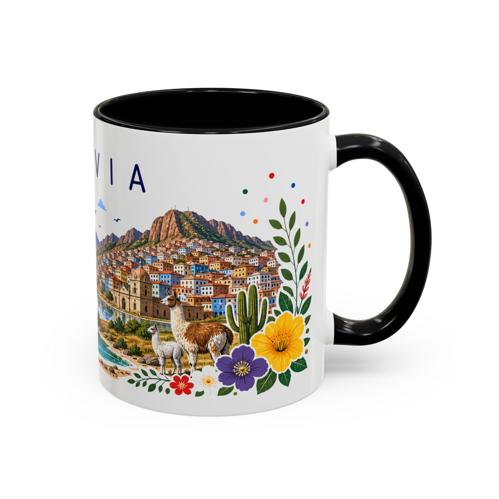 Bolivia Coffee Mug | Travel Souvenir Accent Mug | Place Gift Ceramic Cup 11oz 15oz