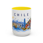 Chile Coffee Mug | Travel Souvenir Accent Mug | Place Gift Ceramic Cup 11oz 15oz
