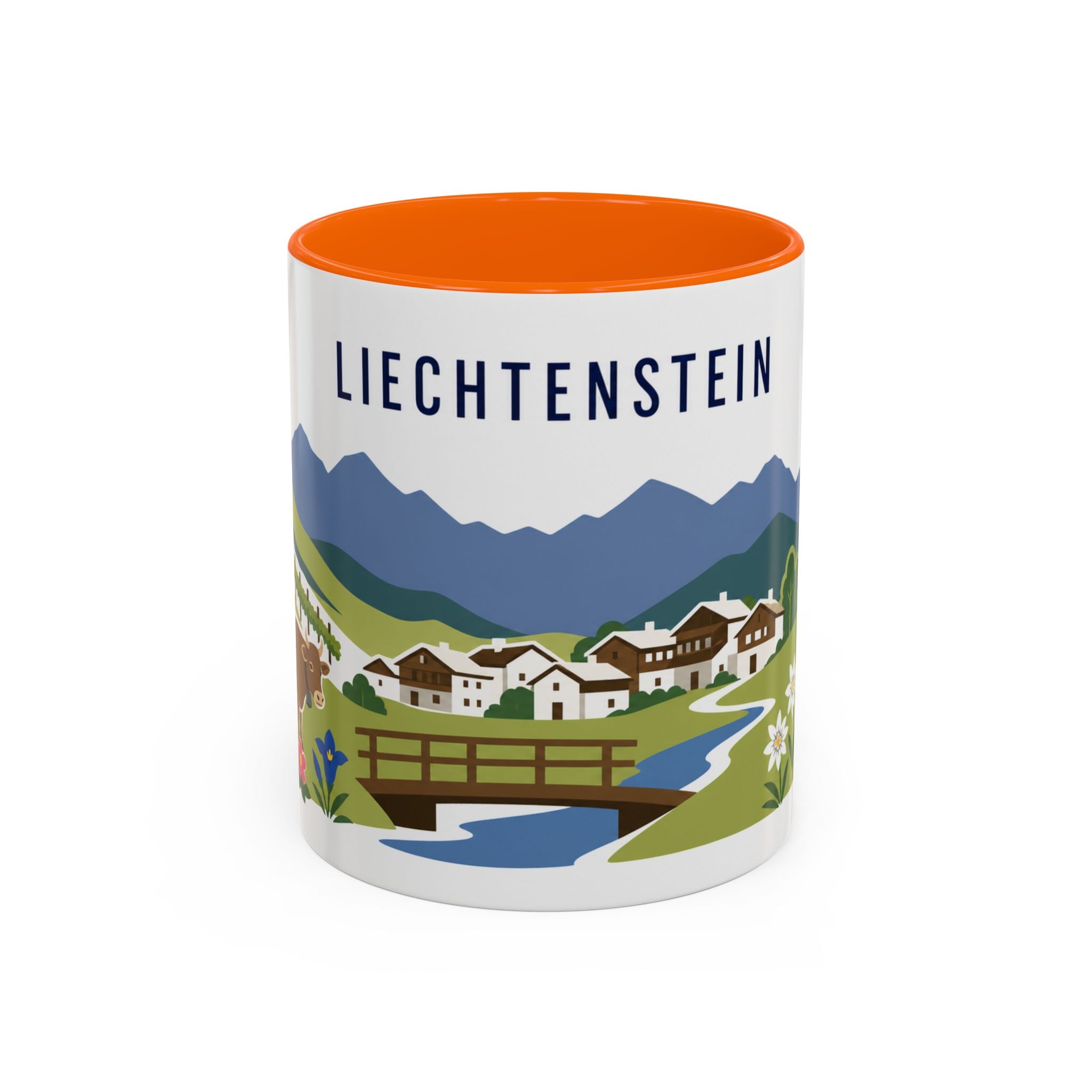 Liechtenstein Coffee Mug | Travel Souvenir Accent Mug | Country Gift Ceramic Cup 11oz 15oz