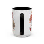 Maple Leaf Forever Coffee Mug | Canadian Pride Gift | Accent Color Ceramic 11oz 15oz