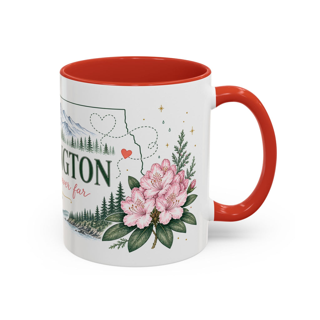 Washington State Map Mug | Moving Away, Homesick, Long Distance Friendship Gift