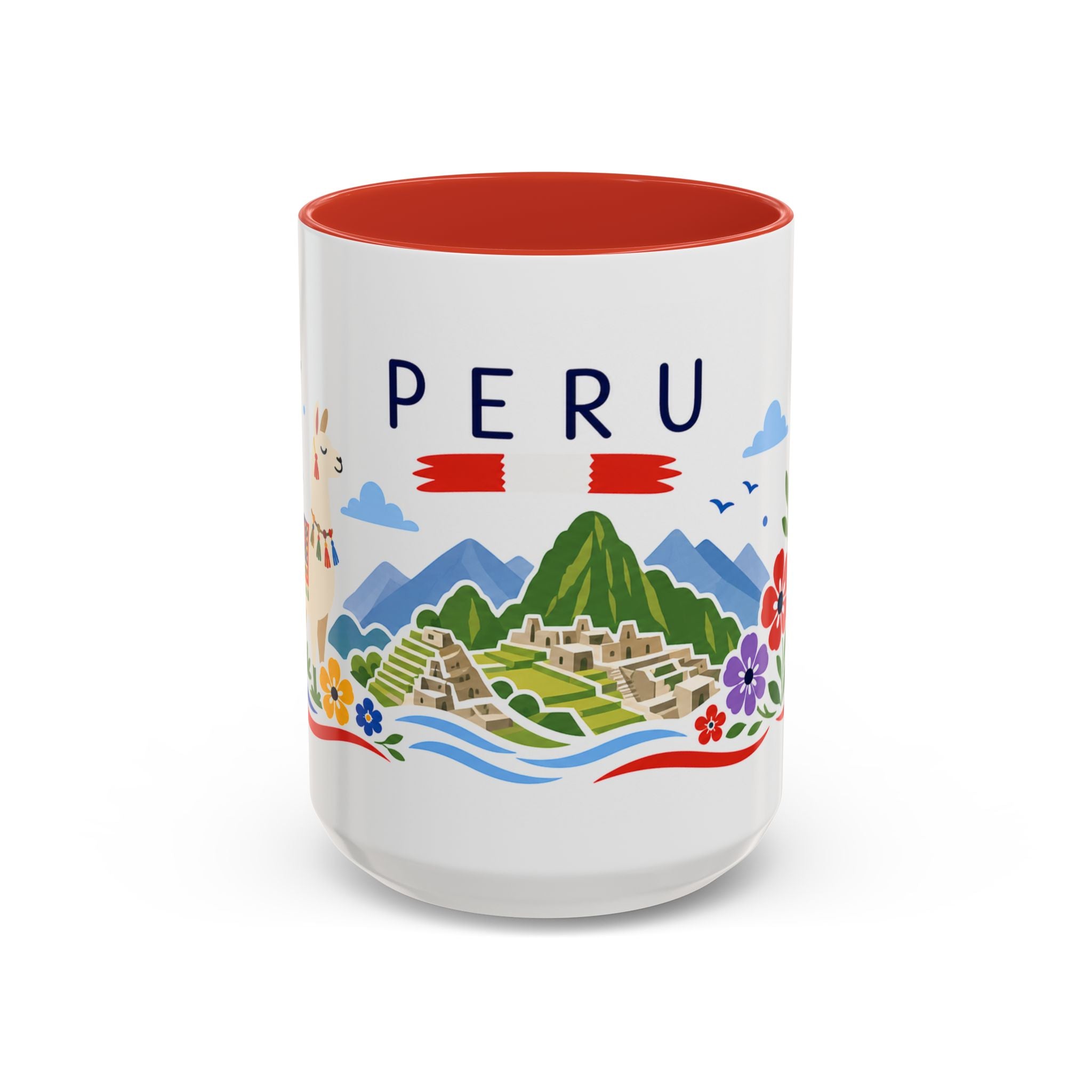 Peru Coffee Mug | Travel Souvenir Accent Mug | Country Gift Ceramic Cup 11oz 15oz