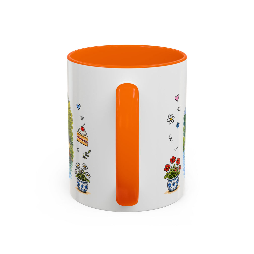 Bled Illustrated Travel Mug | Slovenia Souvenir Accent Coffee Mug | 11oz 15oz Ceramic Cup