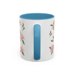Washington Coast rhododendron Mug, State Flower Floral Coffee Cup, 11oz Botanical Gift