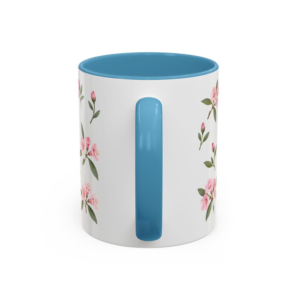 Washington Coast rhododendron Mug, State Flower Floral Coffee Cup, 11oz Botanical Gift