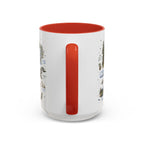 Mount Rainier Coffee Mug | National Park Hiking Washington Gift | Accent Color Ceramic 11oz 15oz