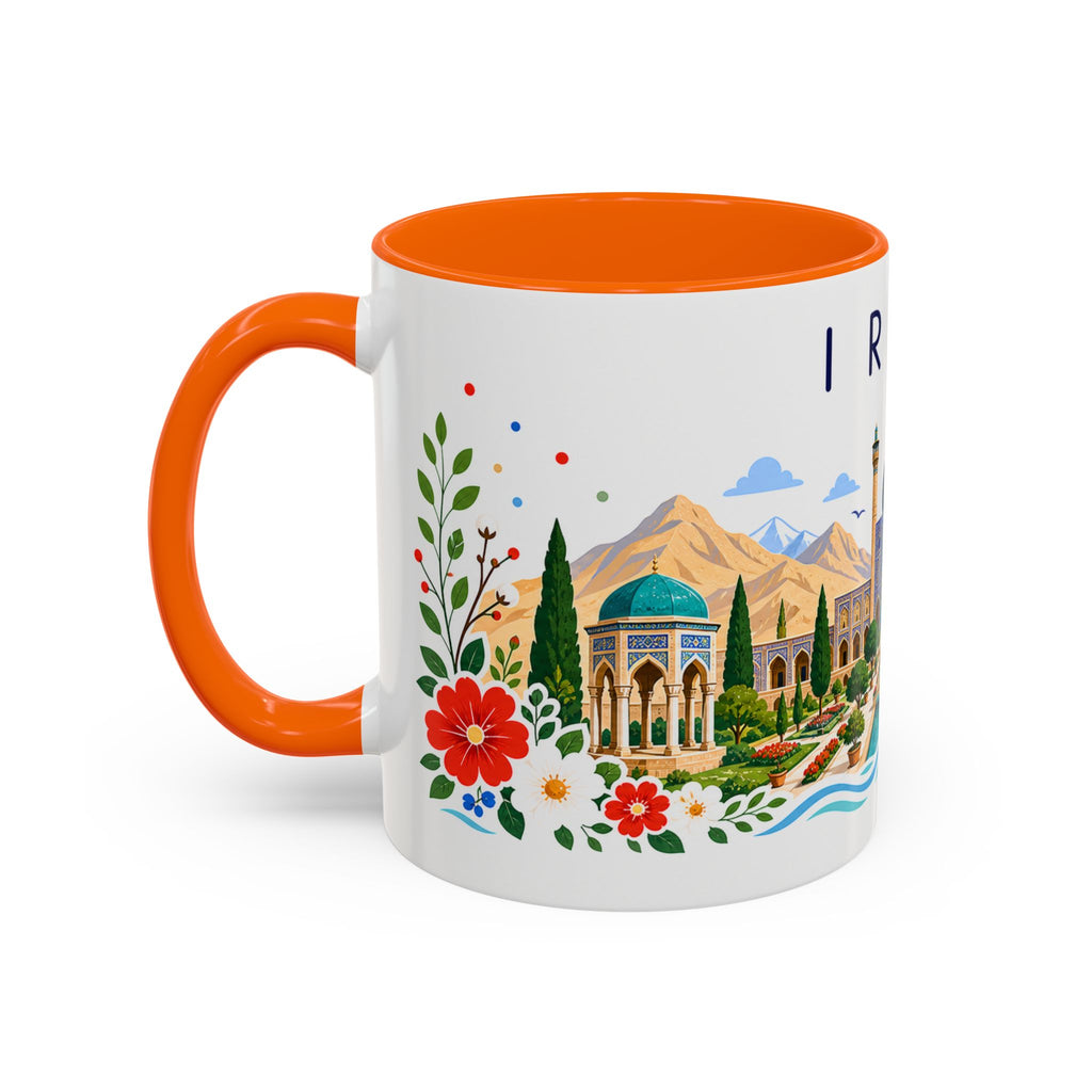 Iran Coffee Mug | Travel Souvenir Accent Mug | Place Gift Ceramic Cup 11oz 15oz