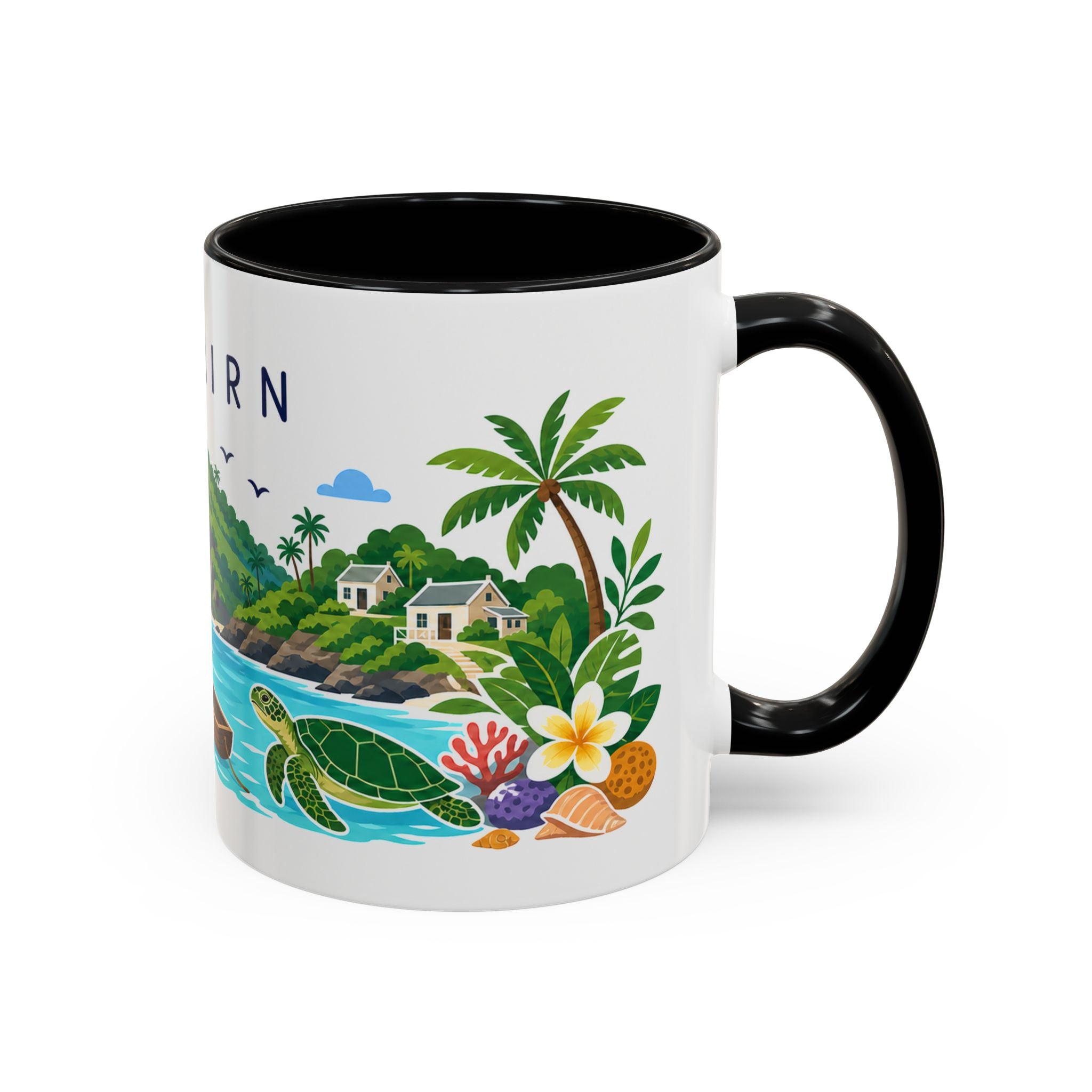Pitcairn Coffee Mug | Travel Souvenir Accent Mug | Country Gift Ceramic Cup 11oz 15oz