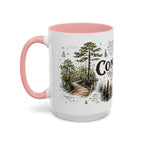 Congaree National Park Coffee Mug | South Carolina Forest Floodplain Gift | Accent Color Ceramic 11oz 15oz