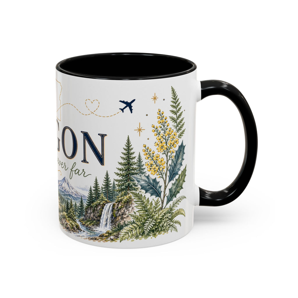 Oregon State Mug | Moving Away, Long Distance Friendship Gift | 11oz 15oz Accent Mug