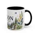 Oregon State Mug | Moving Away, Long Distance Friendship Gift | 11oz 15oz Accent Mug