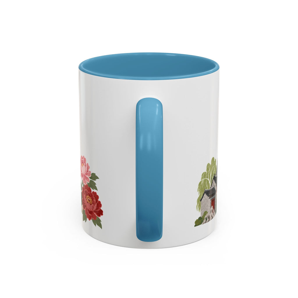 Beijing Coffee Mug | China Travel Souvenir | Porcelain Decal City Gift | 11oz 15oz Accent Mug