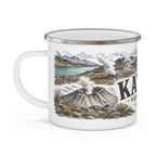 Katmai National Park Vintage Enamel Camping Mug | 12oz National Park Hiking Gift
