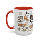 Bryce Canyon Coffee Mug | National Park Hiking Utah Gift | Accent Color Ceramic 11oz 15oz