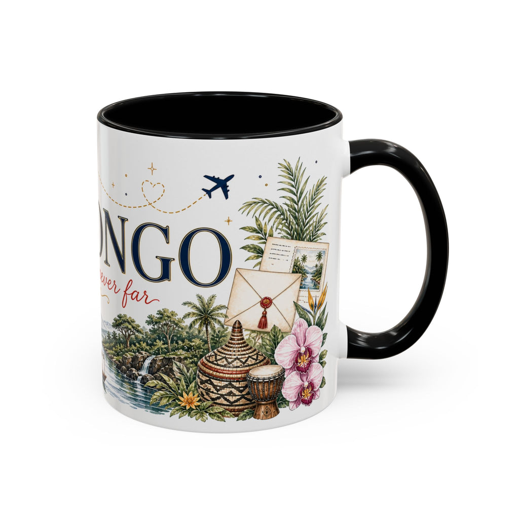 DR Congo Home Country Mug | Moving Away Gift | Long Distance Friendship | 11 oz 15 oz Accent Mug