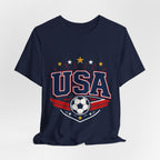 USA Soccer Fan T-Shirt | United States Fan Tee | USA Soccer Supporter Shirt