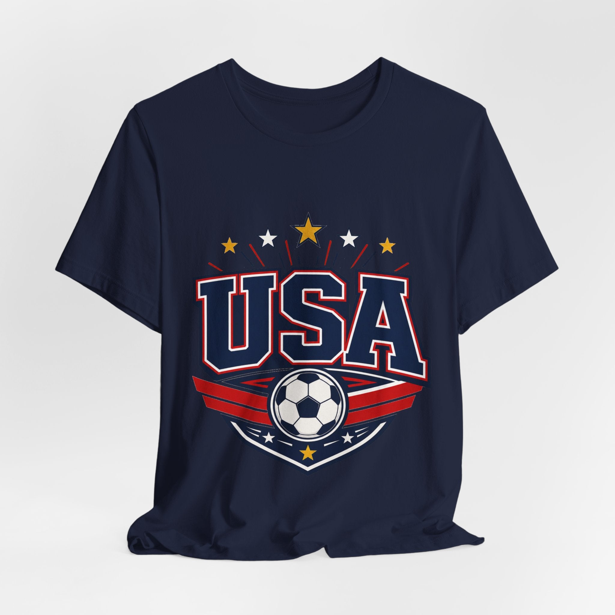 USA Soccer Fan T-Shirt | United States Fan Tee | USA Soccer Supporter Shirt