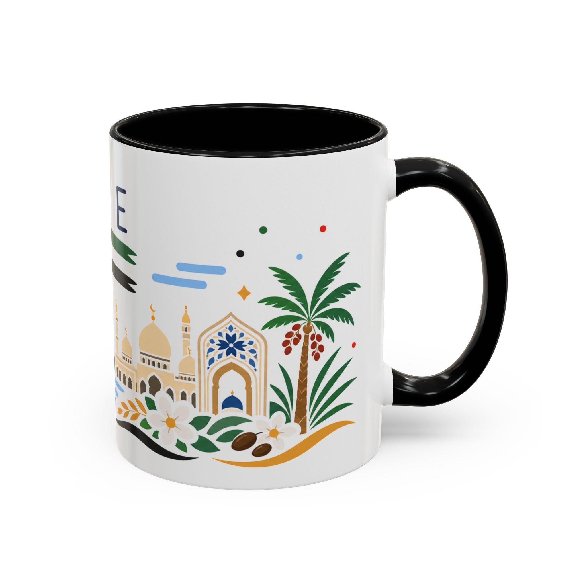 United Arab Emirates Coffee Mug | Travel Souvenir Accent Mug | Country Gift Ceramic Cup 11oz 15oz