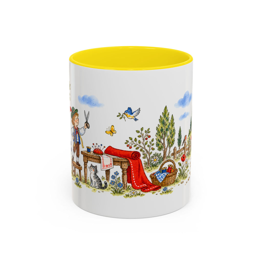 The Brave Little Tailor Mug | Storybook Fairy Tale Accent Coffee Mug | EveryLegend