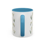 New Mexico Yucca Flower Mug, State Flower Floral Coffee Cup, 11oz Botanical Gift