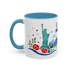 United States Coffee Mug | Travel Souvenir Accent Mug | Country Gift Ceramic Cup 11oz 15oz