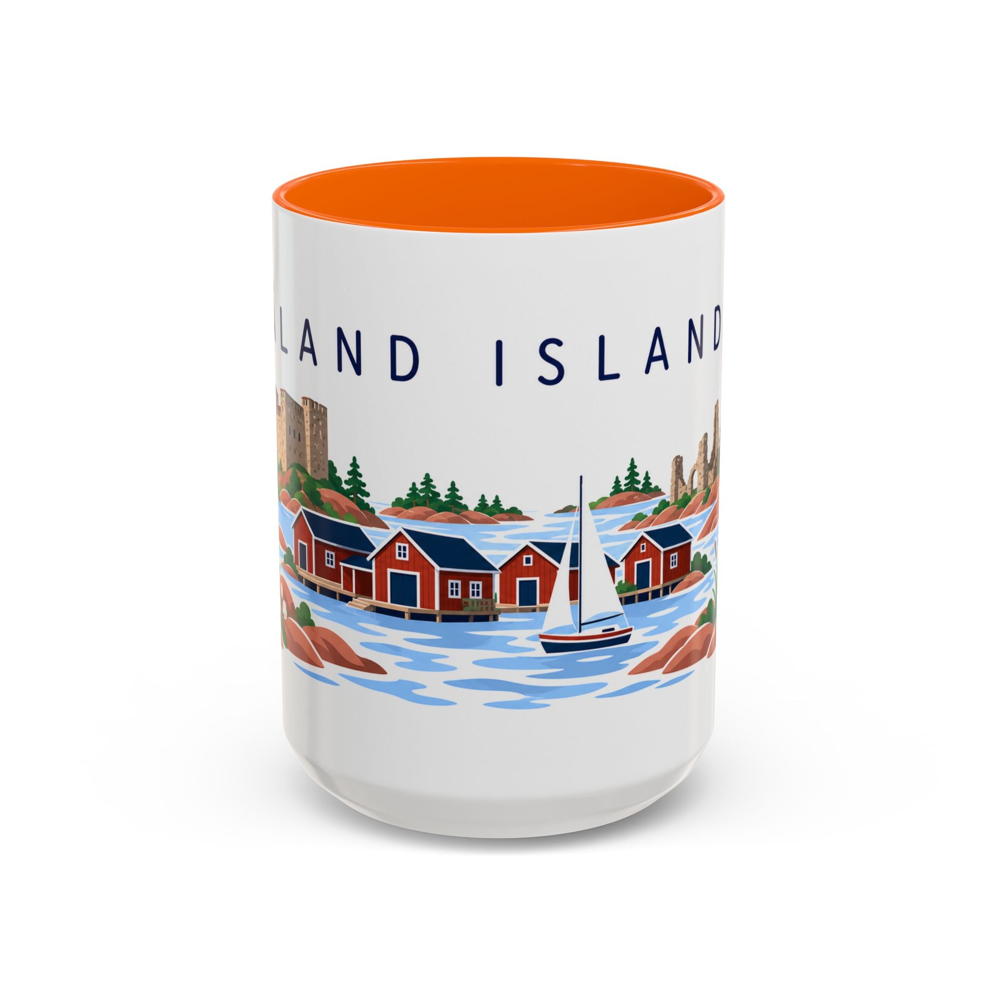 Åland Islands Coffee Mug | Travel Souvenir Accent Mug | Country Gift Ceramic Cup 11oz 15oz