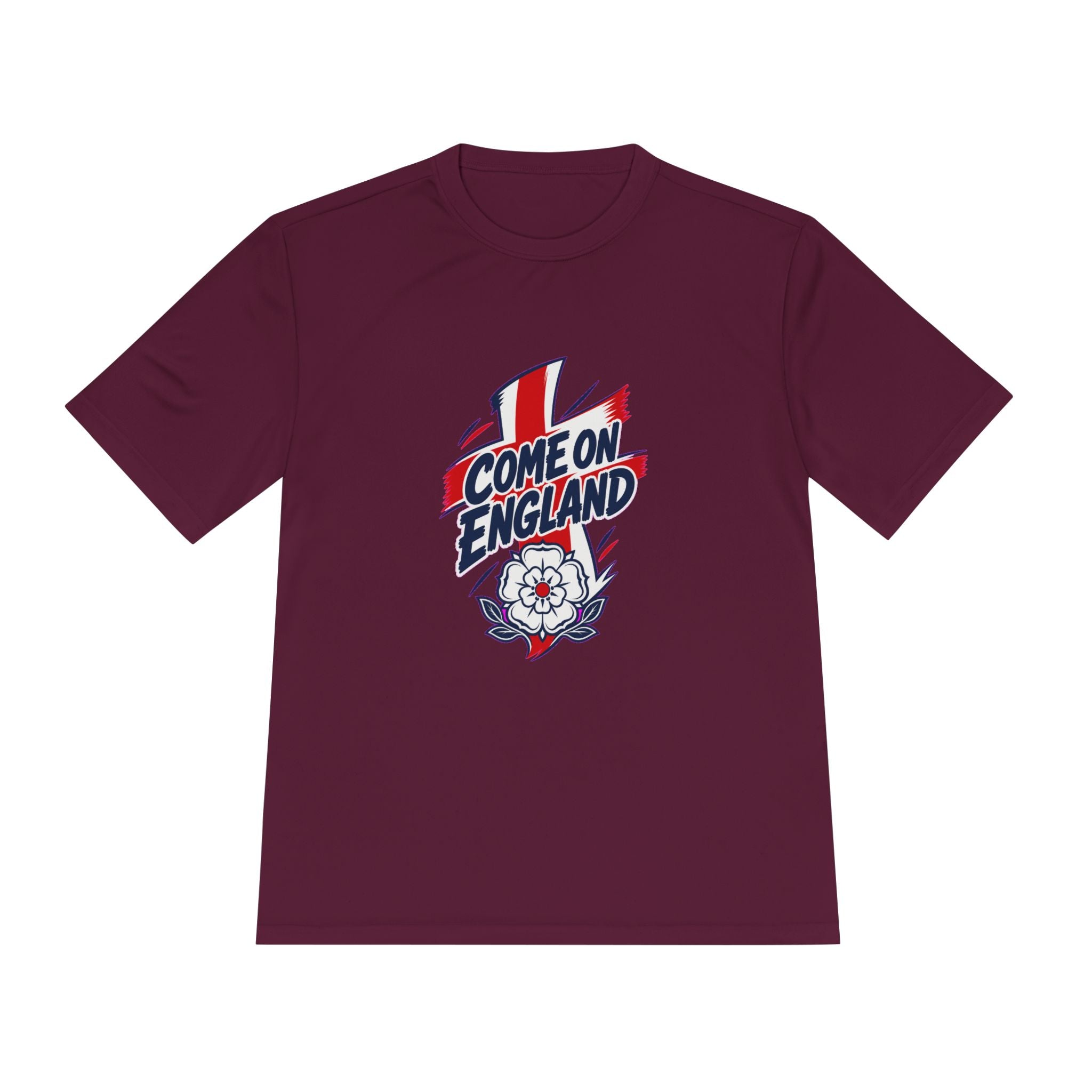 England Soccer Fan Tee, Come On England Sport Shirt