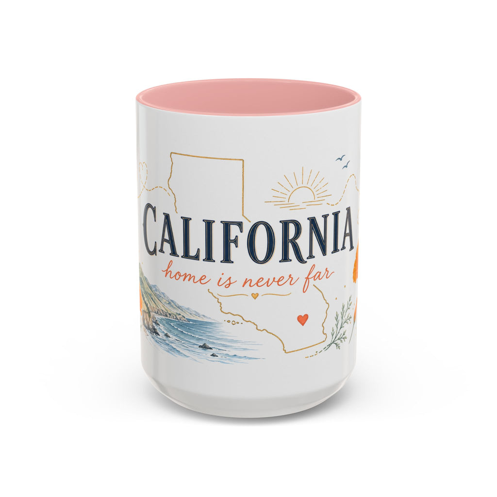 California Home State Mug | Moving Away Gift | Long Distance Friendship Coffee Cup