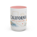 California Home State Mug | Moving Away Gift | Long Distance Friendship Coffee Cup