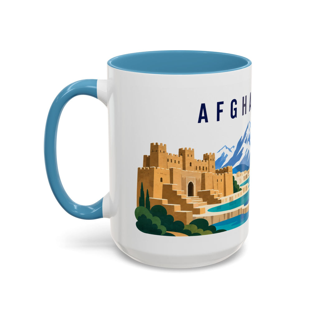 Afghanistan Coffee Mug | Travel Souvenir Accent Mug | Country Gift Ceramic Cup 11oz 15oz