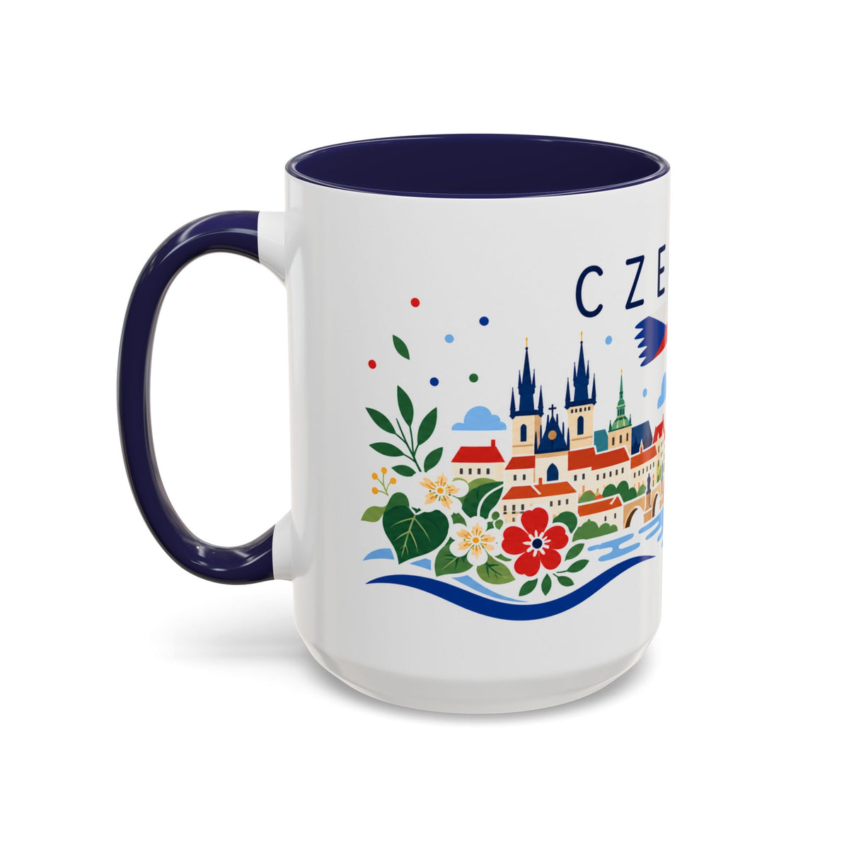 Czechia Coffee Mug | Travel Souvenir Accent Mug | Country Gift Ceramic Cup 11oz 15oz