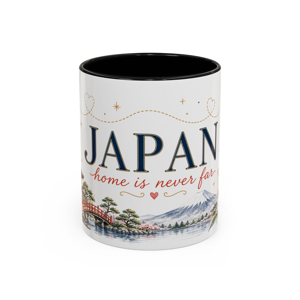 Japan Home Country Mug | Moving Away Gift | Long Distance Friendship | 11 oz 15 oz Accent Mug