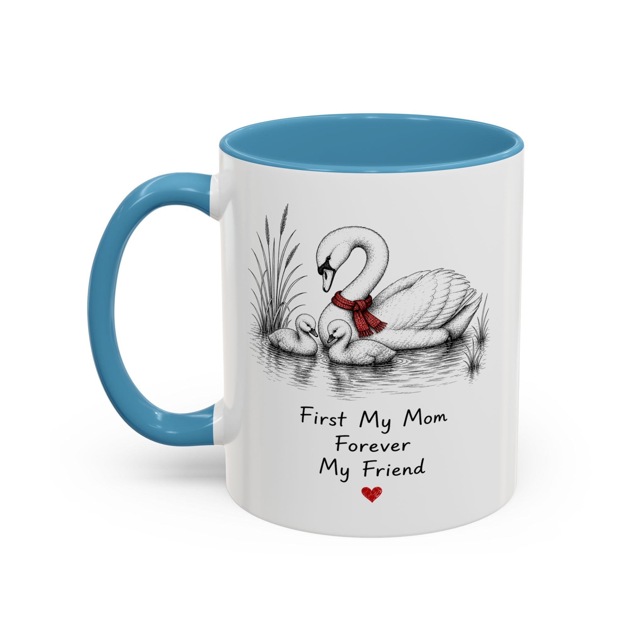 Swan Mom Coffee Mug | Forever My Friend | Mother's Day Gift