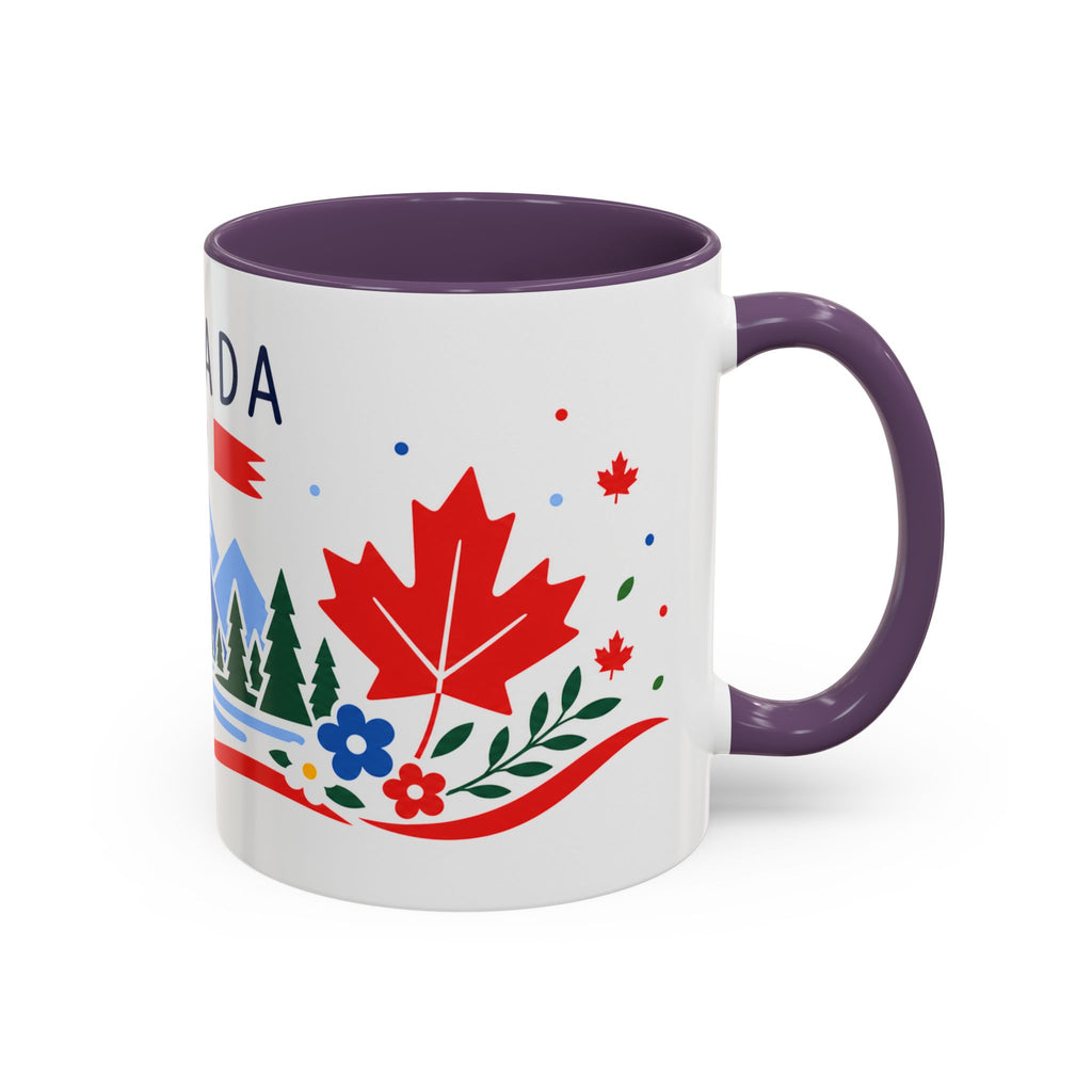 Canada Coffee Mug | Travel Souvenir Accent Mug | Country Gift Ceramic Cup 11oz 15oz