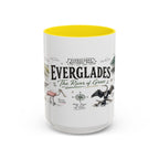 Everglades National Park Coffee Mug | Florida Wetlands Wildlife Kayak Gift | Accent Color Ceramic 11oz 15oz