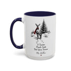 Personalized Deer Teacher Mug | You're Deer to My Heart | Custom Name Teacher Gift | 11oz 15oz