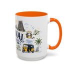Chennai Coffee Mug | India Souvenir Travel Gift | Accent Color Ceramic 11oz 15oz