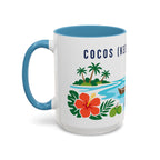 Cocos (Keeling) Islands Coffee Mug | Travel Souvenir Accent Mug | Country Gift Ceramic Cup 11oz 15oz
