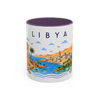 Libya Coffee Mug | Travel Souvenir Accent Mug | Place Gift Ceramic Cup 11oz 15oz