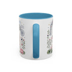 Taj Mahal Coffee Mug | Travel Destination Souvenir Gift | Accent Color Ceramic 11oz 15oz