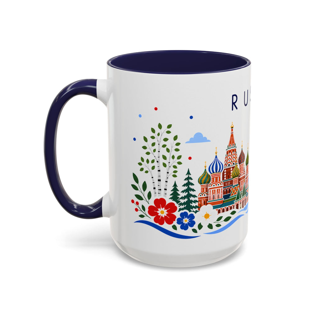 Russia Coffee Mug | Travel Souvenir Accent Mug | Place Gift Ceramic Cup 11oz 15oz