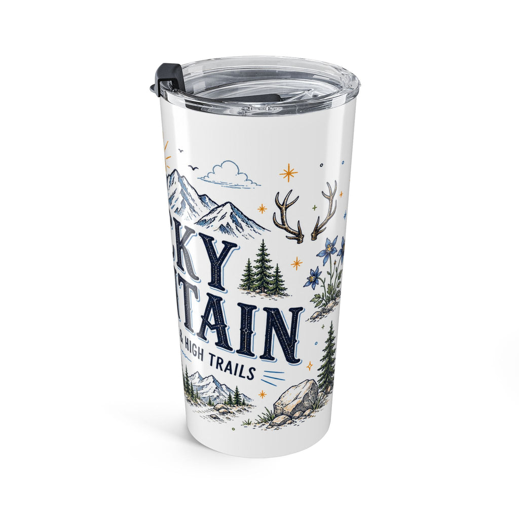 Rocky Mountain National Park 20oz Tumbler | Colorado Hiking Gift | Insulated Stainless Steel Travel Cup