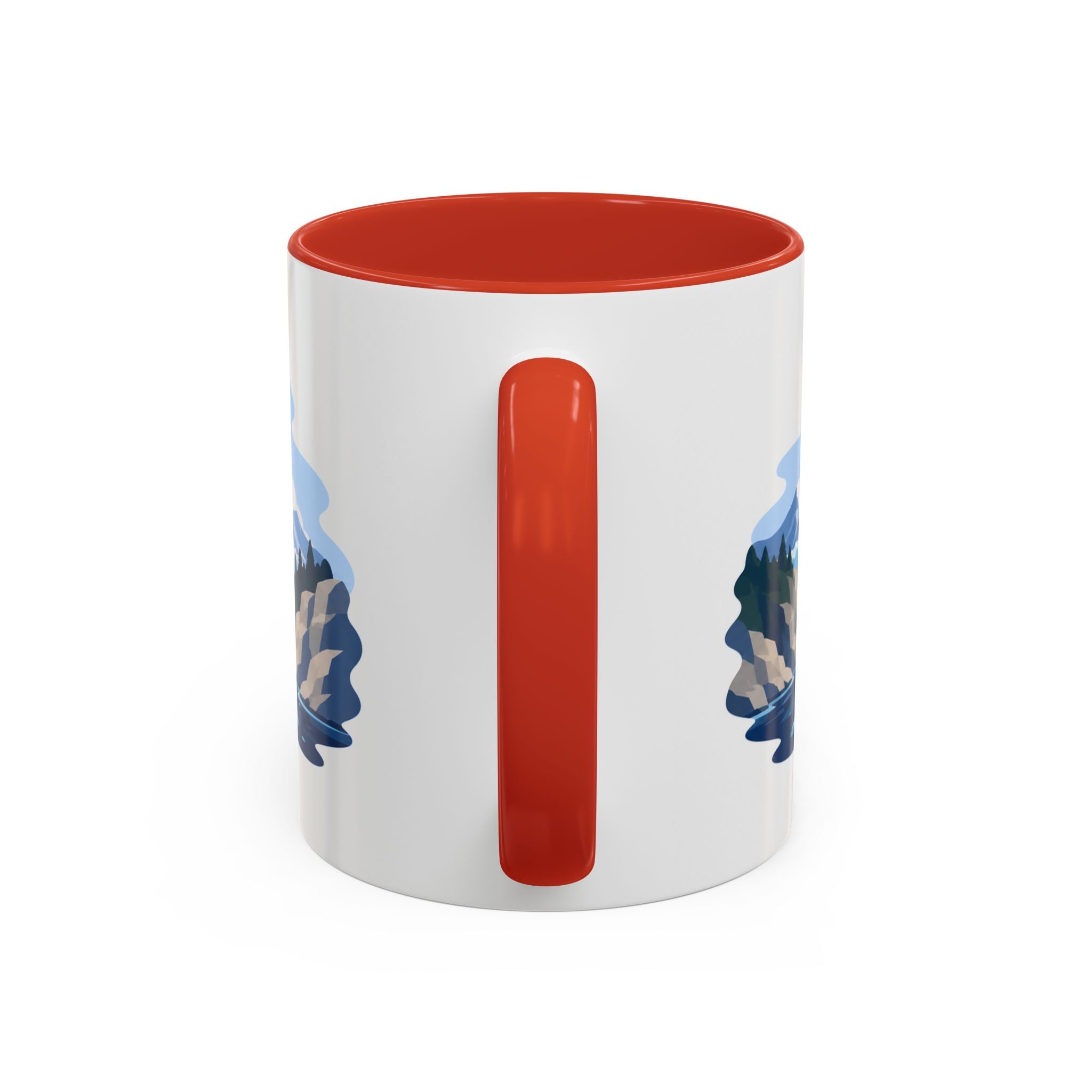 Glacier Bay National Park Coffee Mug | Solid Color Block Park Souvenir | 11oz 15oz Accent Mug